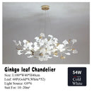 DecorBites™ Ginkgo Leaf Chandelier LED Pendant Light for Living Dining Bedroom