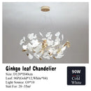 DecorBites™ Ginkgo Leaf Chandelier LED Pendant Light for Living Dining Bedroom