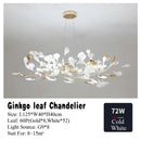 DecorBites™ Ginkgo Leaf Chandelier LED Pendant Light for Living Dining Bedroom