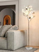 DecorBites™ Ginkgo Leaf Floor Lamp - Modern Lighting for Living Room, Bedroom, Study