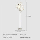DecorBites™ Ginkgo Leaf Floor Lamp - Modern Lighting for Living Room, Bedroom, Study