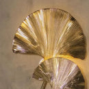 DecorBites™ Ginkgo Leaf Gold Wall Lamp for Hotel Bedroom and Corridor
