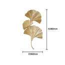 DecorBites™ Ginkgo Leaf Gold Wall Lamp for Hotel Bedroom and Corridor