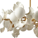 DecorBites™ Ginkgo Leaf LED Ceiling Chandelier for Bedroom, Living, Dining Room