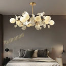 DecorBites™ Ginkgo Leaf LED Ceiling Chandelier for Bedroom, Living, Dining Room