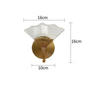 DecorBites™ Ginkgo Leaf LED Crystal Wall Lights for Home Decor and Lighting