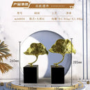 DecorBites™ Ginkgo Leaf Metal Sculpture Home Decor Accent
