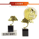 DecorBites™ Ginkgo Leaf Metal Sculpture Home Decor Accent