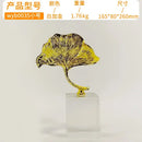 DecorBites™ Ginkgo Leaf Metal Sculpture Home Decor Accent
