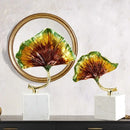 DecorBites™ Ginkgo Leaf Metal Sculpture Home Decor Figurine