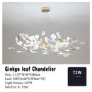 DecorBites™ Ginkgo Leaf Pendant Chandelier for Nordic Romantic Living Room Decor