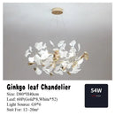 DecorBites™ Ginkgo Leaf Pendant Chandelier for Nordic Romantic Living Room Decor