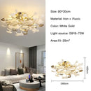 DecorBites™ Ginkgo Leaf Pendant Chandelier for Nordic Romantic Living Room Decor
