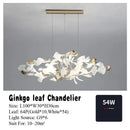 DecorBites™ Ginkgo Leaf Pendant Chandelier for Nordic Romantic Living Room Decor