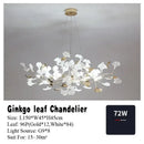 DecorBites™ Ginkgo Leaf Pendant Chandelier for Nordic Romantic Living Room Decor