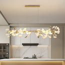 DecorBites™ Ginkgo Leaf Pendant Chandelier for Nordic Romantic Living Room Decor