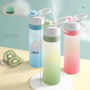 DecorBites™ Girls 700ml Spray Water Bottle for Outdoor Sports Fitness & Travel