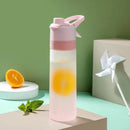 DecorBites™ Girls 700ml Spray Water Bottle for Outdoor Sports Fitness & Travel