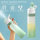 DecorBites™ Girls 700ml Spray Water Bottle for Outdoor Sports Fitness & Travel