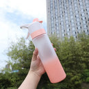 DecorBites™ Girls 700ml Spray Water Bottle for Outdoor Sports Fitness & Travel