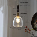 DecorBites™ Glabe Glass LED Pendant Light Fixture, Nordic Modern Design for Bedroom, Kitchen, Aisle