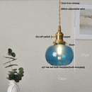 DecorBites™ Glabe Glass LED Pendant Light Fixture, Nordic Modern Design for Bedroom, Kitchen, Aisle