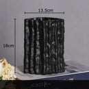 DecorBites™ Glacial Ceramic Vase: Hydroponic Flower Pots, Desk Decoration, Room Aesthetic Decor