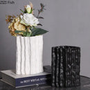DecorBites™ Glacial Ceramic Vase: Hydroponic Flower Pots, Desk Decoration, Room Aesthetic Decor
