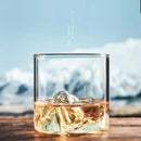 DecorBites™ Glacier Wine Cup: Japanese Style Whisky Glass with Fuji Artwork