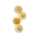 Modern gold flower glass aisle wall lamp living room sconce