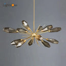 DecorBites™ Glass Art Chandelier for Living Room, Bedroom, Study - Modern Minimalist Design