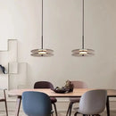 Modern gold glass art chandelier dining room pendant light