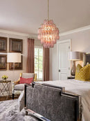 DecorBites™ Glass Art LED Chandelier for Living Room
