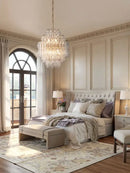 DecorBites™ Glass Art LED Chandelier for Living Room