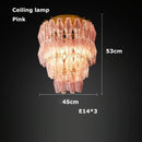 DecorBites™ Glass Art LED Chandelier for Living Room