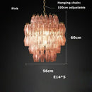 DecorBites™ Glass Art LED Chandelier for Living Room