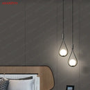 DecorBites™ Glass Ball Brass Pendant Light - Nordic Bedroom Simple Home Decor