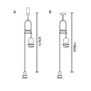 DecorBites™ Glass Ball Brass Pendant Lights LED for Restaurant and Bedroom Lighting