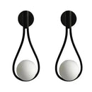DecorBites™ Glass Ball Brass Wall Lamp LED Bedroom Living Room Lighting
