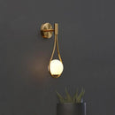 DecorBites™ Glass Ball Brass Wall Lamp LED Bedroom Living Room Lighting