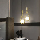 DecorBites™ Glass Ball Brass Wall Lamp LED Bedroom Living Room Lighting