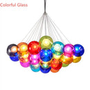 Modern glass ball bubble chandelier for dining room