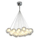 Modern glass ball bubble chandelier for dining room