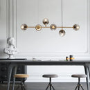 DecorBites™ Glass Ball Bubble LED Chandelier for Modern Home Decor