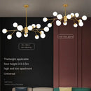 DecorBites™ Glass Ball Ceiling Chandelier for Bedroom Dining Living Room Lighting