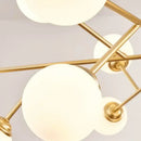 DecorBites™ Glass Ball Ceiling Chandelier for Bedroom Dining Living Room Lighting
