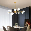 DecorBites™ Glass Ball Ceiling Chandelier for Bedroom Dining Living Room Lighting