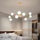 DecorBites™ Glass Ball Ceiling Chandelier for Bedroom Dining Living Room Lighting