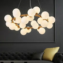 DecorBites™ Glass Ball Ceiling Chandelier for Dining and Living Room Decor