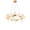 DecorBites™ Glass Ball Ceiling Chandelier for Dining and Living Room Decor